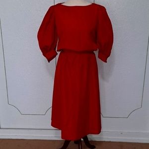 Woman's Body English 100% polyester vintage 80s set size 8